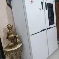 یخچال دوقلو ۱۸ماه گارانتی ۴عددفرش میز بعلت مهاجرت