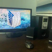 کامپیوتر سامسونگ کامل همراه با بلندگو