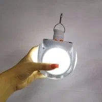 چراغ شارژی بازشو سولار دار 5پر
