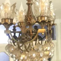 لوستر ۴شاخه برنز