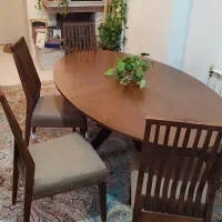 میز شش نفره چوبی ساخت ترکیه|میز و صندلی غذاخوری|رشت, گلسار|دیوار
