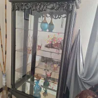 ویترین چوب اینه کاری دودرب باریک