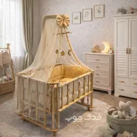 گهواره تمام چوب فرشته