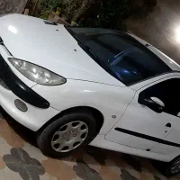 پژو ۲۰۶  تبپ ۲ رنک سفید  ۱۰ ماه بیمه