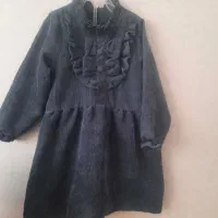 پیراهن مخمل گرم بالا نو