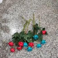 گل روبانی|گل مصنوعی|رشت, سعدی (تختی)|دیوار