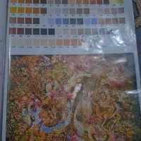 تابلو فرش نیمه کاره
