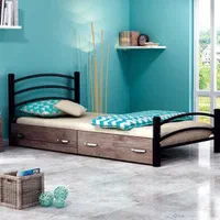 فروش تخت فلزی تک نفره مدرن 10 مدل|تخت و سرویس خواب|تهران, نعمتآباد|دیوار