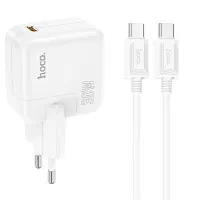 شارژر 30 وات هوکو + کابل تایپ سی
