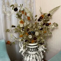 گل کریستال قابل شستشو باگلدون زیبا