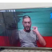 تلویزیون ال سی دی پنل ضربه خورده 43|تلویزیون و پروژکتور|برازجان, |دیوار