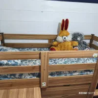 تخت و میز تحریر نوجوان مدل البرز سبز|تخت و صندلی بچه|آستانه اشرفیه, |دیوار