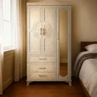 فروش ویژه کمد بزرگ سه درب وکیوم و هایگلاس