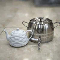 ست کتری و قوری (روگازی استیل)|قوری، کتری، قهوه‌ساز دستی|تبریز, |دیوار