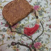 کیف رودوشی قهوه ای کرم زنانه