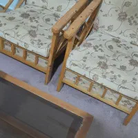 مبل نیم ست. میزو صندلی|مبلمان خانگی و میز عسلی|کرمانشاه, |دیوار