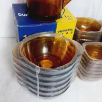 دورالکس عسلی دودی وآبی پیچ فرانسه آکبند|ظروف سرو و پذیرایی|قم, زنبیل آباد|دیوار