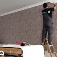 نقاشی ساختمان کاغذدیواری اجرای فوری قیمت مناسب