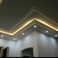 گچکاری ،سفیدکاری،نورمخفی،