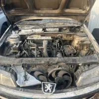 پارس ۹۳ تصادفی سوخته