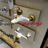 شیرالات ساده و قاجار با کیفیت کروم سفید طلایی