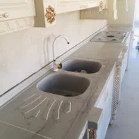 سینک ظرفشویی و صفحه کابینت یکپارچه ضد آب. کورین|مصالح و تجهیزات ساختمان|ایلام, |دیوار