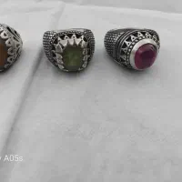 سه عدد انگشتر نقره|جواهرات|شیرود, |دیوار