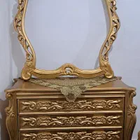 تختخواب دونفره طلایی رنگ