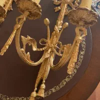 دیوارکوب دو شاخه تمام برنز|لوستر و چراغ آویز|تهران, الهیه|دیوار