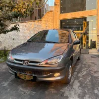 پژو 206 خاکستری تیپ ۶