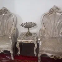 مبل سلطنتی چوب راش بهترین پارچه