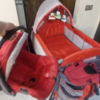 تخت پارک نوزاد و کریر و آغوشی نوزاد