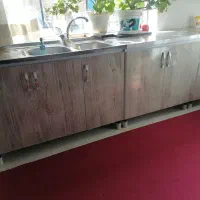 کابینت فلز درب ام دی اف در حد نو