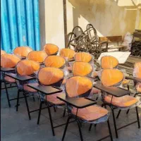 صندلی صدفی چهار پایه /دسته دار /دانش اموزی|مبلمان اداری|رشت, پیرکلاچای|دیوار