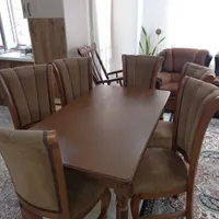 ست کامل مبل ۸ + ناهارخوری ۶ + جلو مبلی + ۴ عسلی|مبلمان خانگی و میز عسلی|فردیس, |دیوار