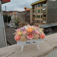 باکس گل از جنس نور|گل و گیاه طبیعی|الیگودرز, |دیوار