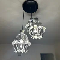 لوستر سه شعله درحد نو