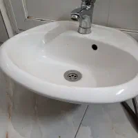 دوتا  روشویی یه دونه با پایه