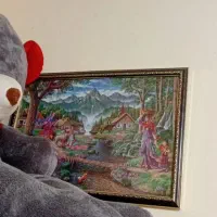 تابلو|گل مصنوعی|بیرجند, |دیوار