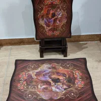 میز عسلی ۴ تایی تاشو،چوب MDF براق ضد خش