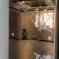 آینه دکوراتیو بک لایت دفرمه|آینه|زنجان, |دیوار