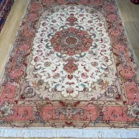 فرش ۶ متری کرم حاشیه پیازی تبریز