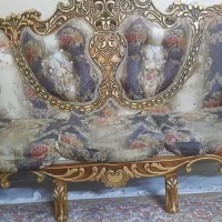 یک دست مبلمان ۷نفره به همراه میز عسلی|مبلمان خانگی و میز عسلی|تهران, جوادیه تهرانپارس|دیوار