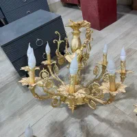 چهار عدد لوستر دو عدد هشت شاخه دو عدد شش شاخه|لوستر و چراغ آویز|بیرجند, |دیوار
