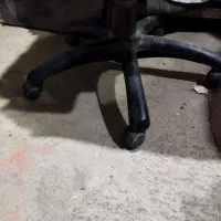 صندلی اداری پشتی بلند چرخدار تمام چرم|مبلمان اداری|مریوان, |دیوار