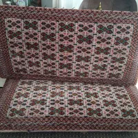 یک جفت پشتی ترکمن بسیار زیبا و تمیز در حد نو
