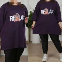 تیشرت لانگ سایزبزرگ نخ پنبه سایز 48تا64 بزرگ 8 رنگ|لباس|مشهد, رضاشهر|دیوار