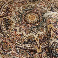 فرش گرد یک در یک دوتا