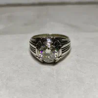 انگشتر موزانایت و عقیق|جواهرات|زنجان, |دیوار