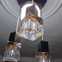 لوستر کریستالی ۳ شعله